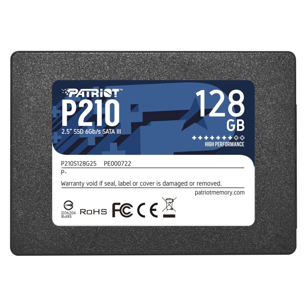 Patriot P210 128GB 2.5" SATA SSD