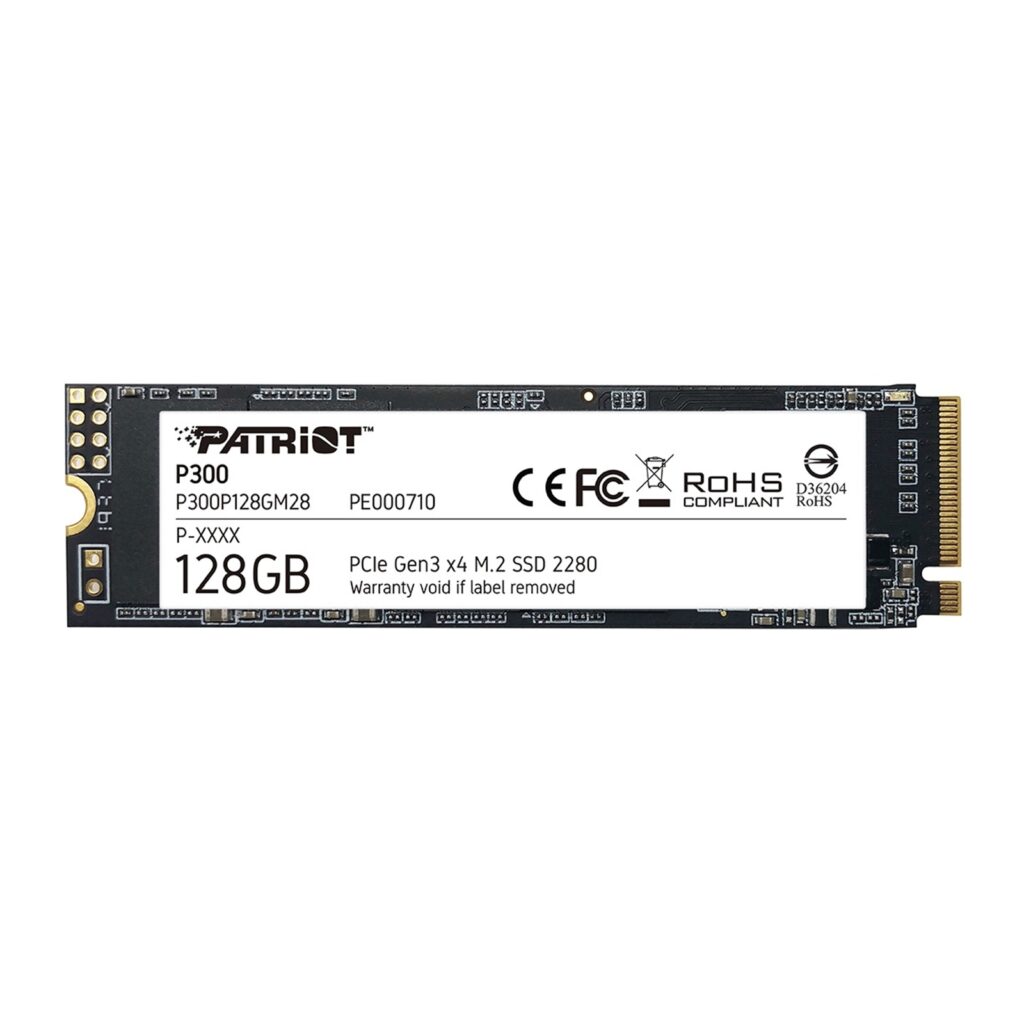 Patriot P300 128GB NVMe SSD (PCIe Gen3)